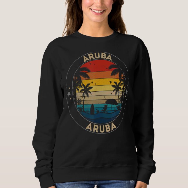Aruba Souvenir Aruba Erinnerung Sweatshirt (Vorderseite)