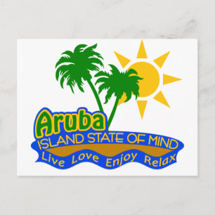 Aruba Staat der Postkarte des Geistes