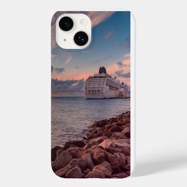 Aruba Sunset Case-Mate iPhone 14 Hülle (Rückseite)