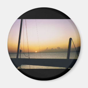 Aruba Sunset Honeymoon Magnet