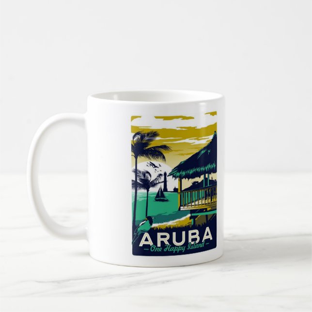 Aruba Tasse - Größe 11oz (Links)