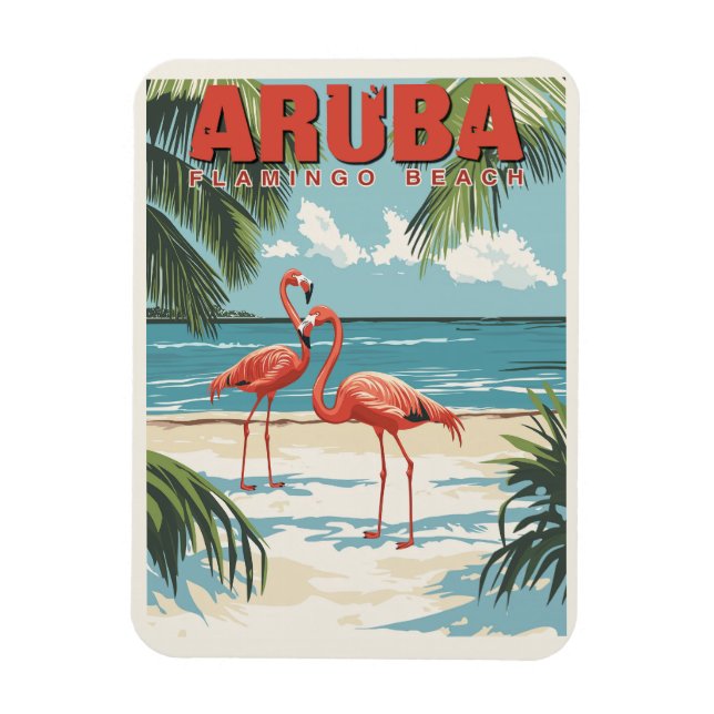 Aruba - Tropisches Paradies Magnet (Vertikal)