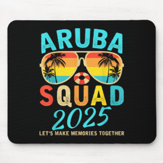Aruba-Truppe 2025 Urlaub Freunde Familie passend  Mousepad