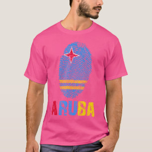 Aruba Tshirt Drapeau I Love Aruba Tee