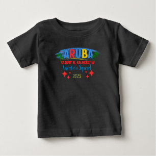 Aruba Urlaub 2025 Vibes Tropical Island Abenteuer Baby T-shirt