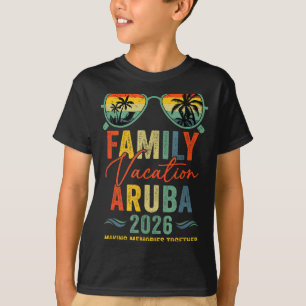 Aruba-Urlaub 2026 passende Familengruppe Sommer T-Shirt