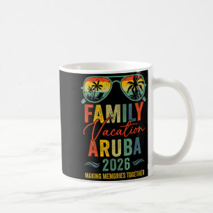 Aruba-Urlaub 2026 passende Familiensommergruppe  Kaffeetasse