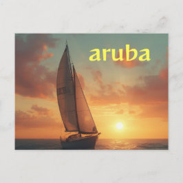 Aruba-Urlaub Postkarte