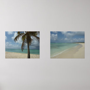 Aruban Beach I Beautiful Nature Szene Bilderwand Sets
