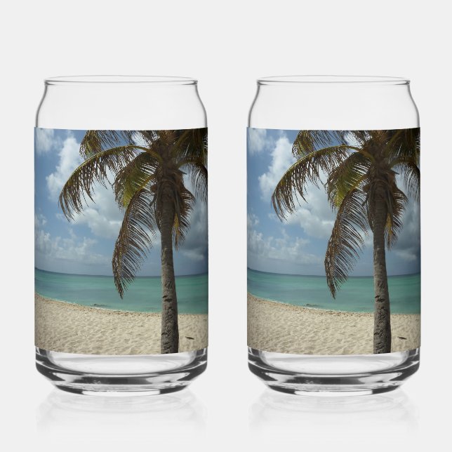 Aruban Beach I Beautiful Nature Szene Dosenglas (Vorderseite)