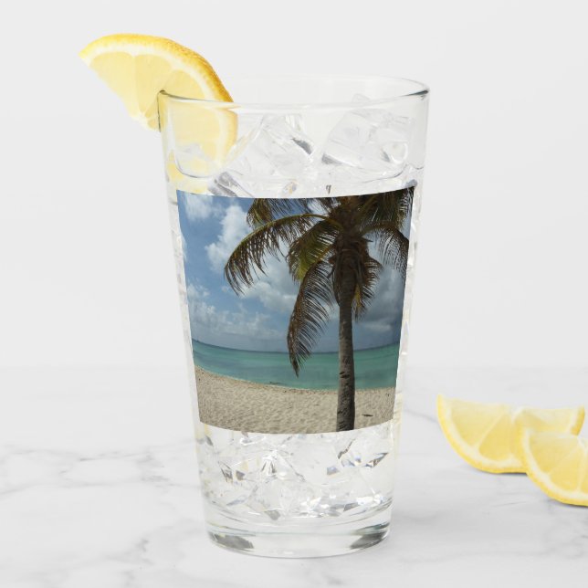 Aruban Beach I Beautiful Nature Szene Glas (Vorderseite Ice)