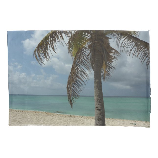 Aruban Beach I Beautiful Nature Szene Kissenbezug (Vorderseite)