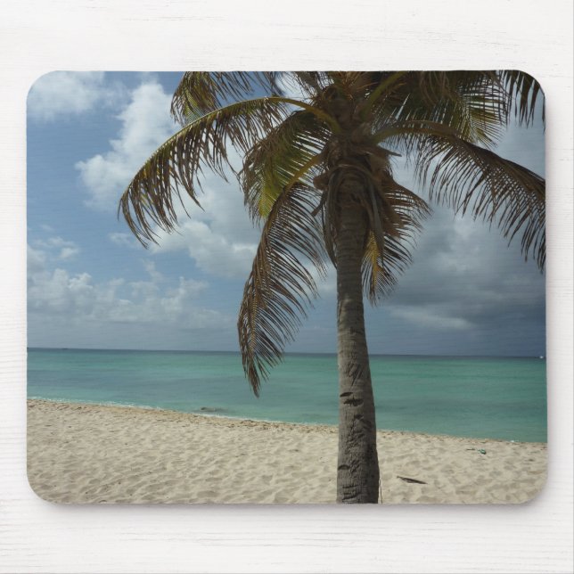 Aruban Beach I Beautiful Nature Szene Mousepad (Vorne)