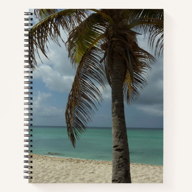 Aruban Beach I Beautiful Nature Szene Notizbuch (Vorderseite)