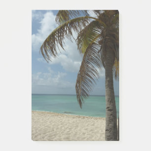 Aruban Beach I Beautiful Nature Szene Post-it Klebezettel