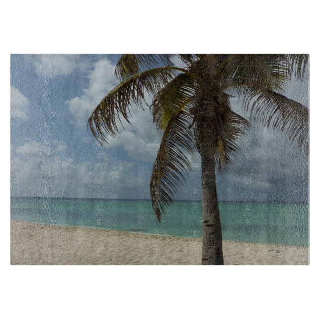 Aruban Beach I Beautiful Nature Szene Schneidebrett (Vorderseite)