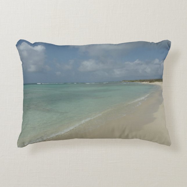 Aruban Beach II Schöne Landschaft Dekokissen (Vorderseite)
