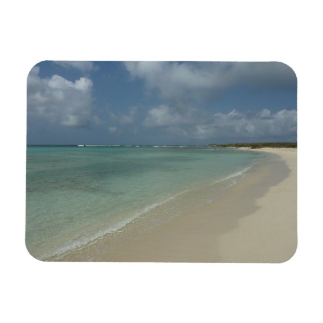 Aruban Beach II Schöne Landschaft Magnet (Horizontal)