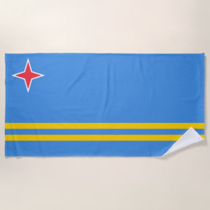 Aruban Flag Strandtuch