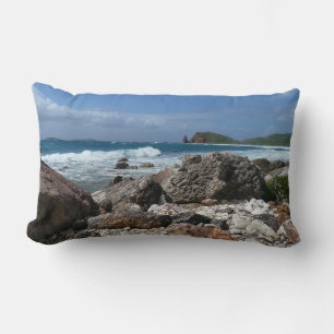 Arubas Felsküste und blauer Ozean Lendenkissen
