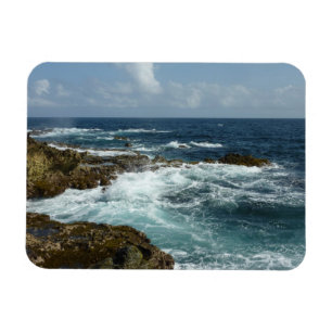 Arubas Felsküste und blauer Ozean Magnet