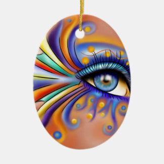 Arubissina V1 - Fischauge Keramikornament