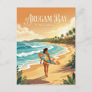 Arugam Bay Sri Lanka Postkarte