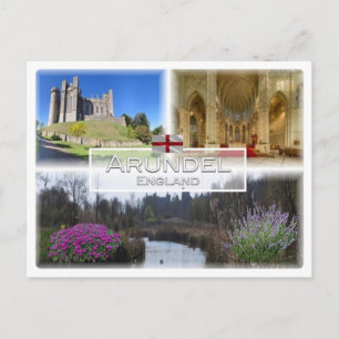 Arundel - Burg - Kathedrale Sanctuary West Sussex Postkarte