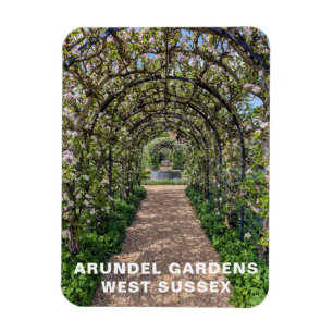 Arundel Gardens in Spring Time, West Sussex Foto Magnet