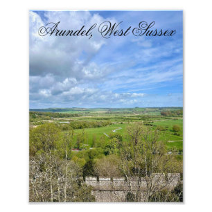 Arundel im Frühjahr, West Sussex Fotodruck