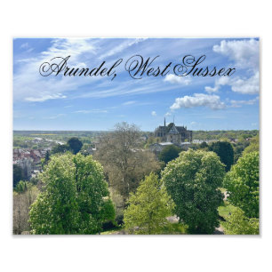 Arundel im Frühjahr, West Sussex Fotodruck