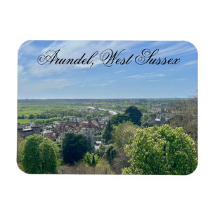 Arundel im Frühjahr, West Sussex Magnet