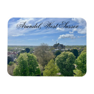 Arundel im Frühjahr, West Sussex Magnet