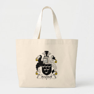 Arundell Familienwappen Jumbo Stoffbeutel