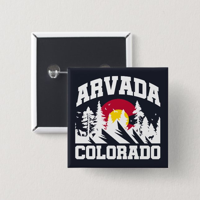 Arvada, Colorado Button (Vorne & Hinten)
