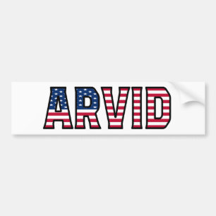 Arvid Name Vorname USA Aufkleber Sticker Auto Autoaufkleber