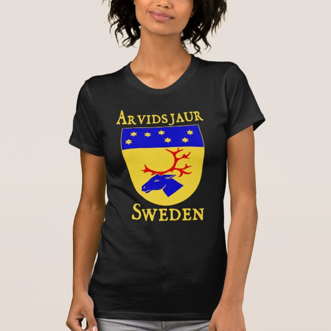 Arvidsjaur, Schweden (Sverige) T-Shirt (Vorderseite)