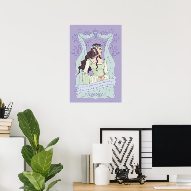 ARWEN™ "Ein Leben Mit Dir Teilen" Grafik Poster (Heimbüro)