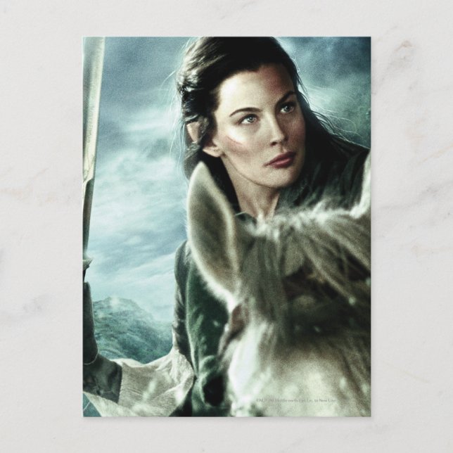ARWEN™ in Schnee und Schwert Postkarte (Vorderseite)