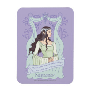 ARWEN™ "Teile Ein Leben Mit Dir" Grafik Magnet