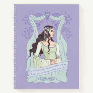 ARWEN™ "Teile Ein Leben Mit Dir" Grafik Notizbuch