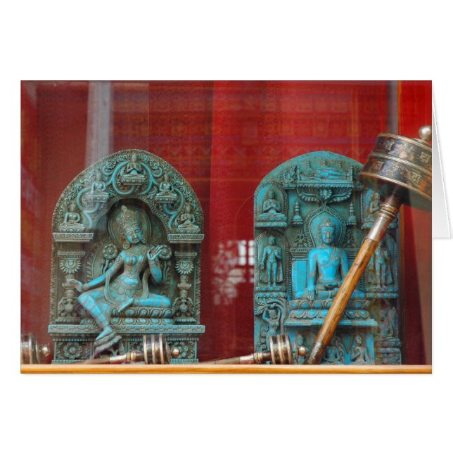 Arya Tara et seigneur Bouddha, Bodha, Népal (Devant horizontal)