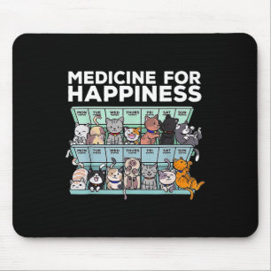 Arzneimittel für das Glück Katzenwoche Mousepad