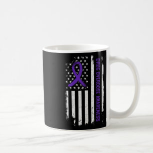 Arzneimittelüberdosierung - Amerikanische Flagge - Kaffeetasse