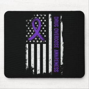 Arzneimittelüberdosierung - Amerikanische Flagge - Mousepad