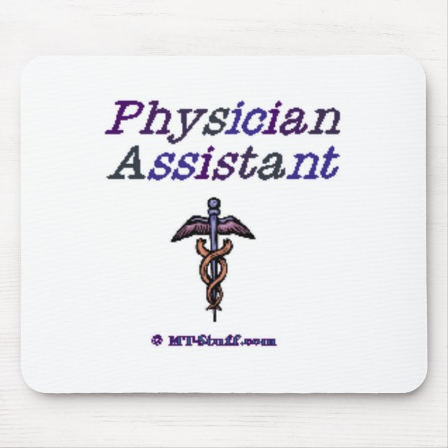 Arzt-Assistent - Caduceus Mousepad (Vorne)