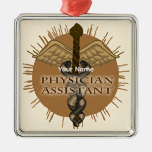 Arzt-Assistent Caduceus-Ornament Ornament Aus Metall