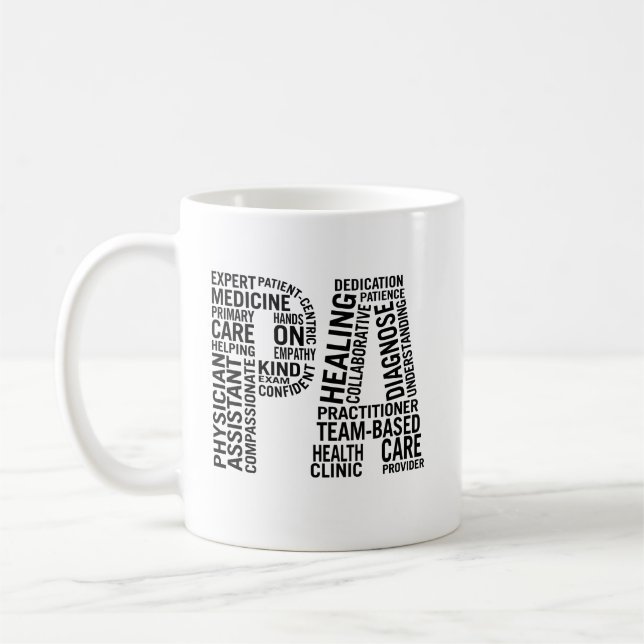 Arzt-Assistent PA Kaffeetasse (Links)