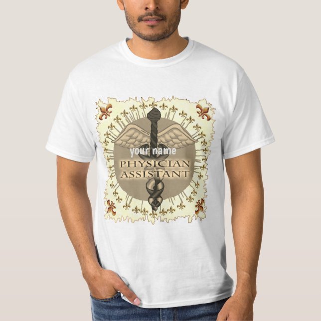 Arzt-Assistenten Caduceus T-Shirt (Vorderseite)