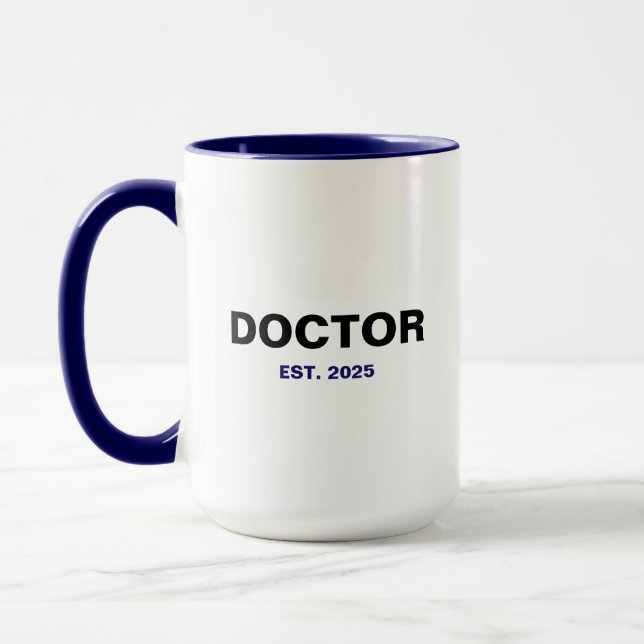 ARZT Est. Jahr Tasse (Links)